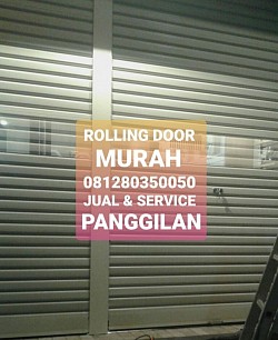 Rolling Door Semi Transparan